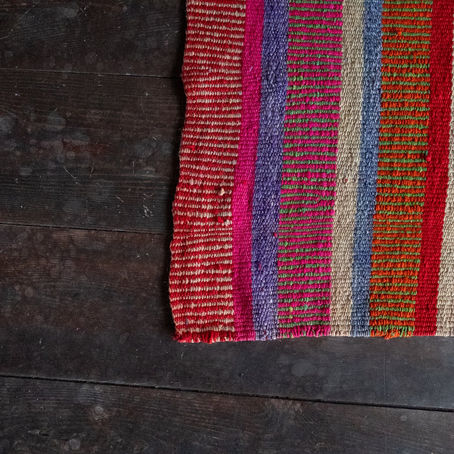 复古蝠鲼布|手工编织布