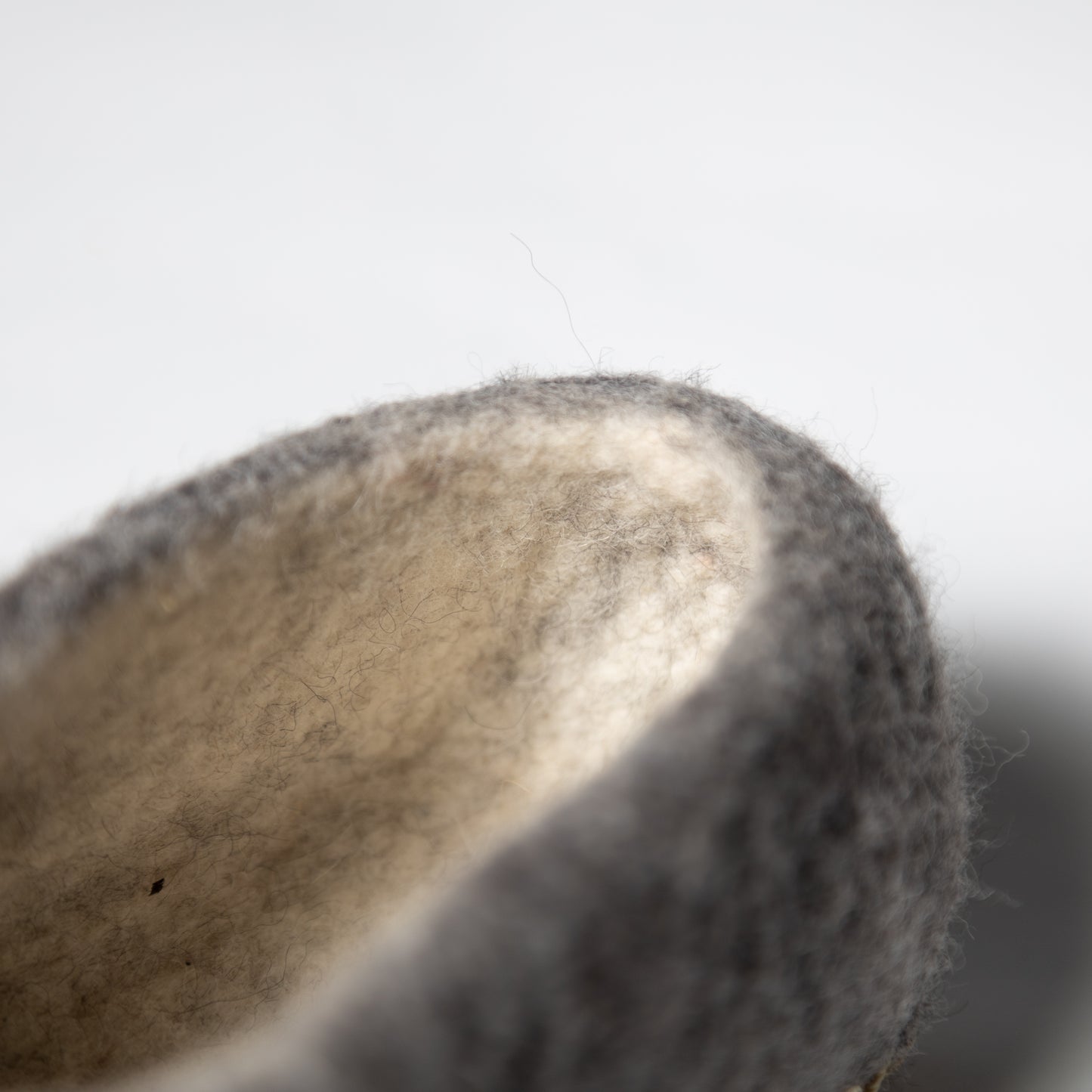 羊驼毛房间鞋 | 灰色