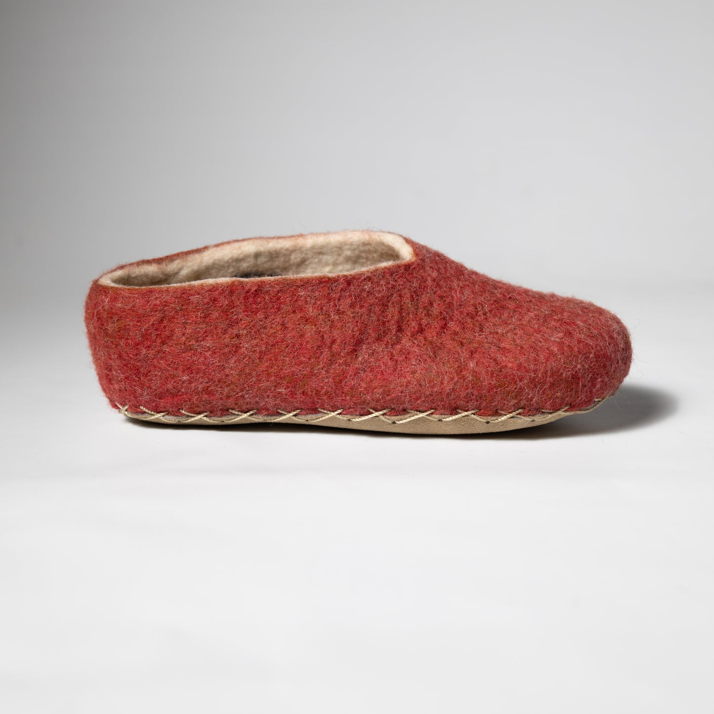 羊驼毛房间鞋 | 红色