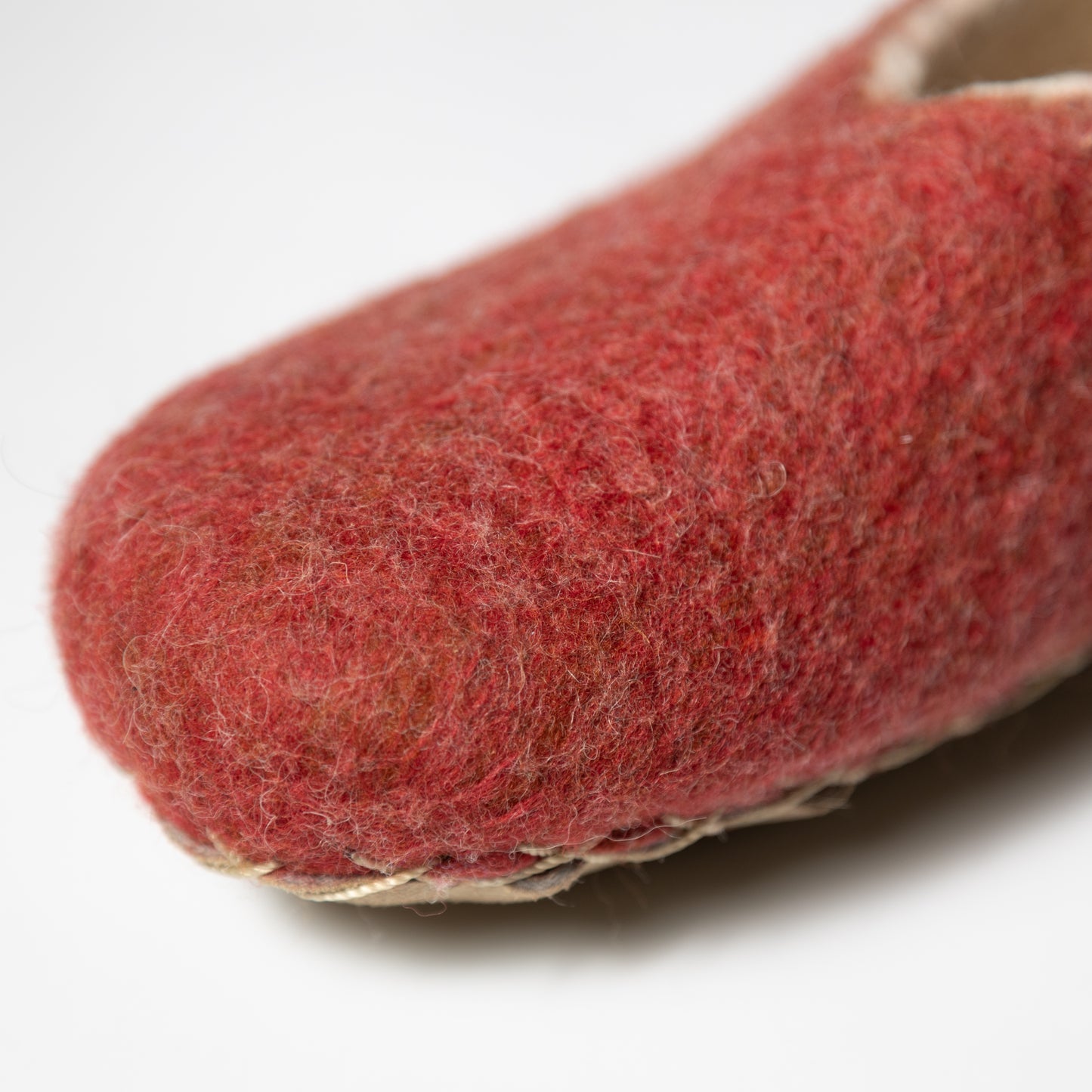 羊驼毛房间鞋 | 红色