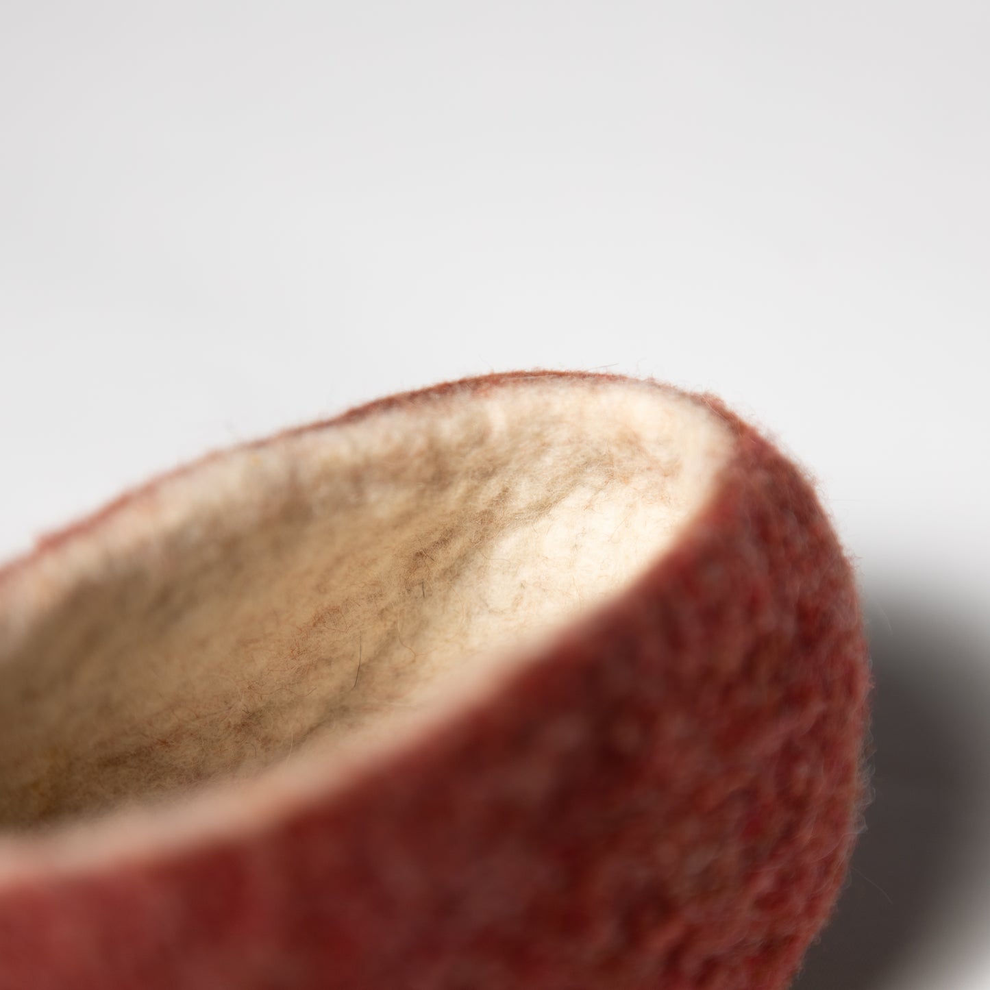 羊驼毛房间鞋 | 红色