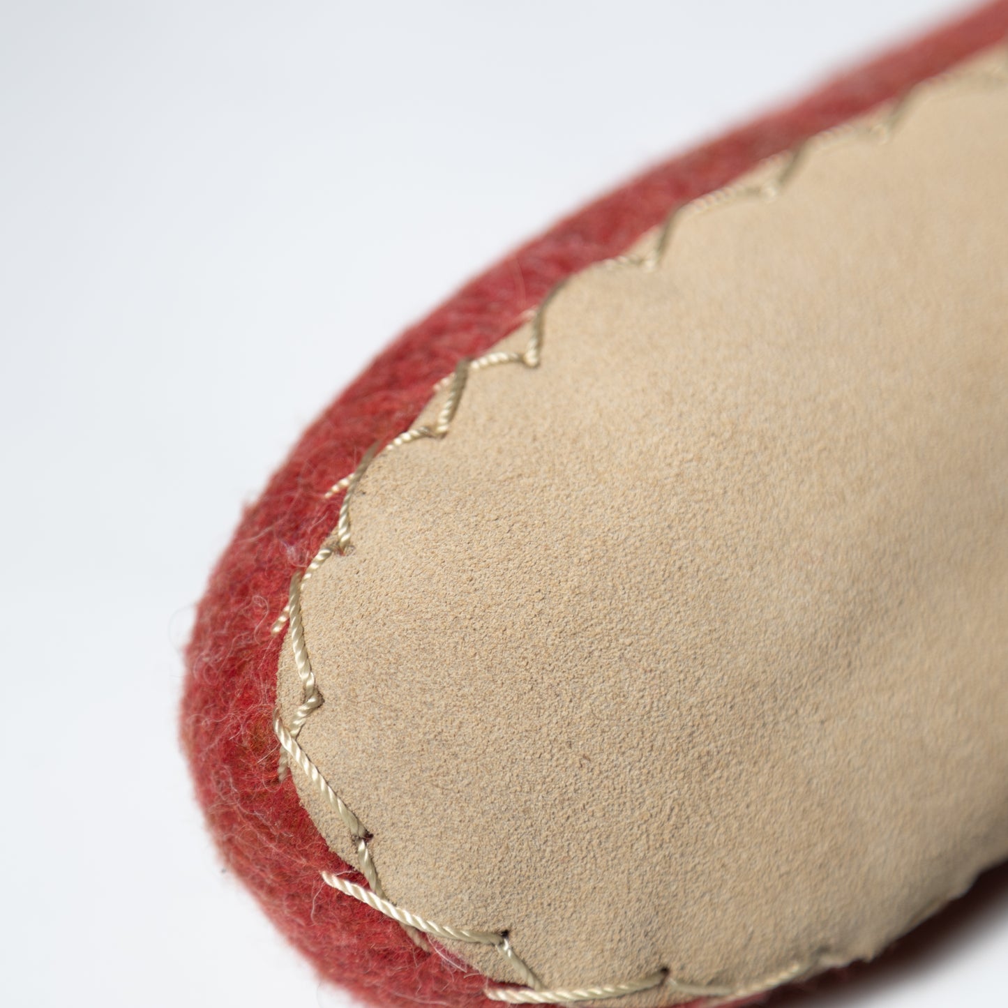 羊驼毛房间鞋 | 红色