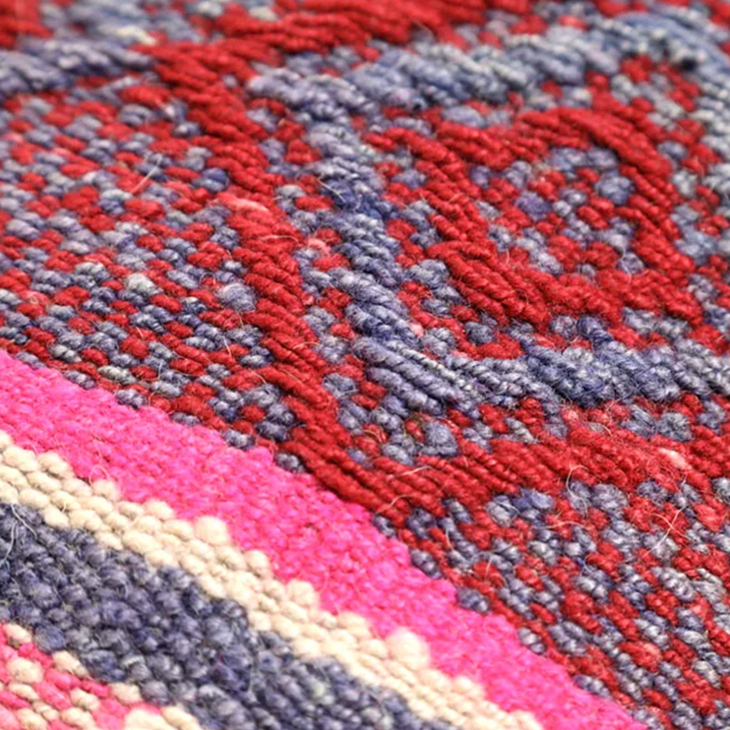 ヴィンテージマンタ布 クッションカバー