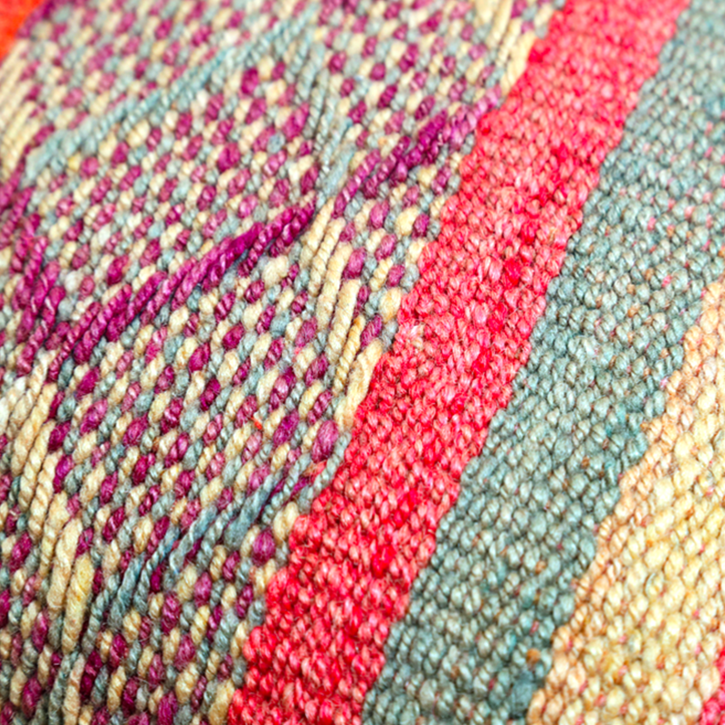 ヴィンテージマンタ布 クッションカバー