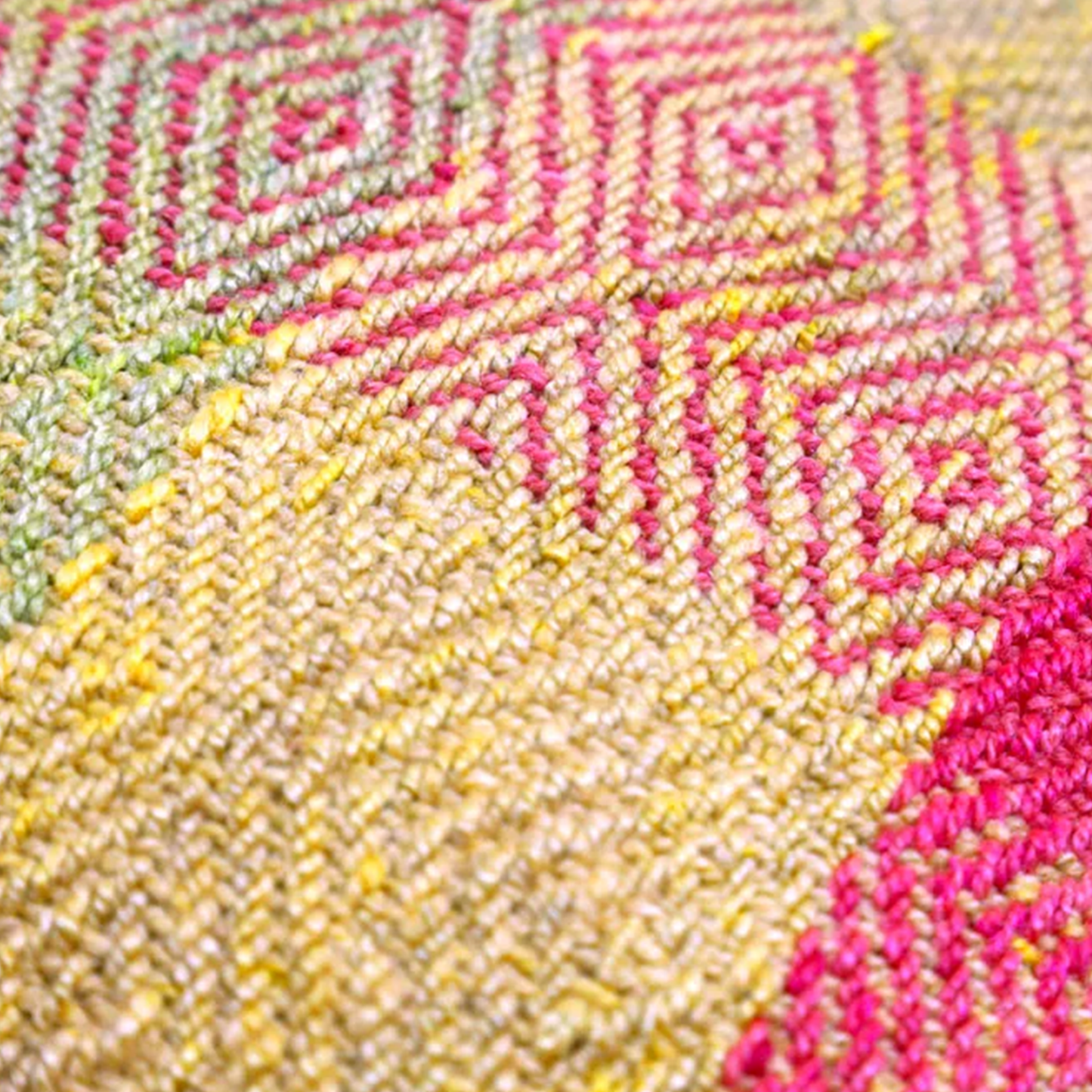 ヴィンテージマンタ布 クッションカバー