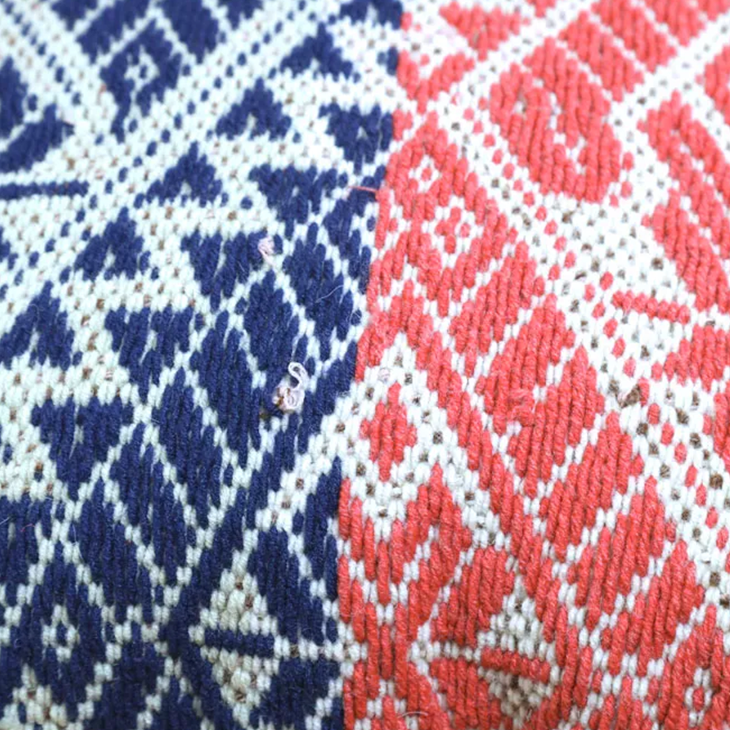 ヴィンテージマンタ布 クッションカバー