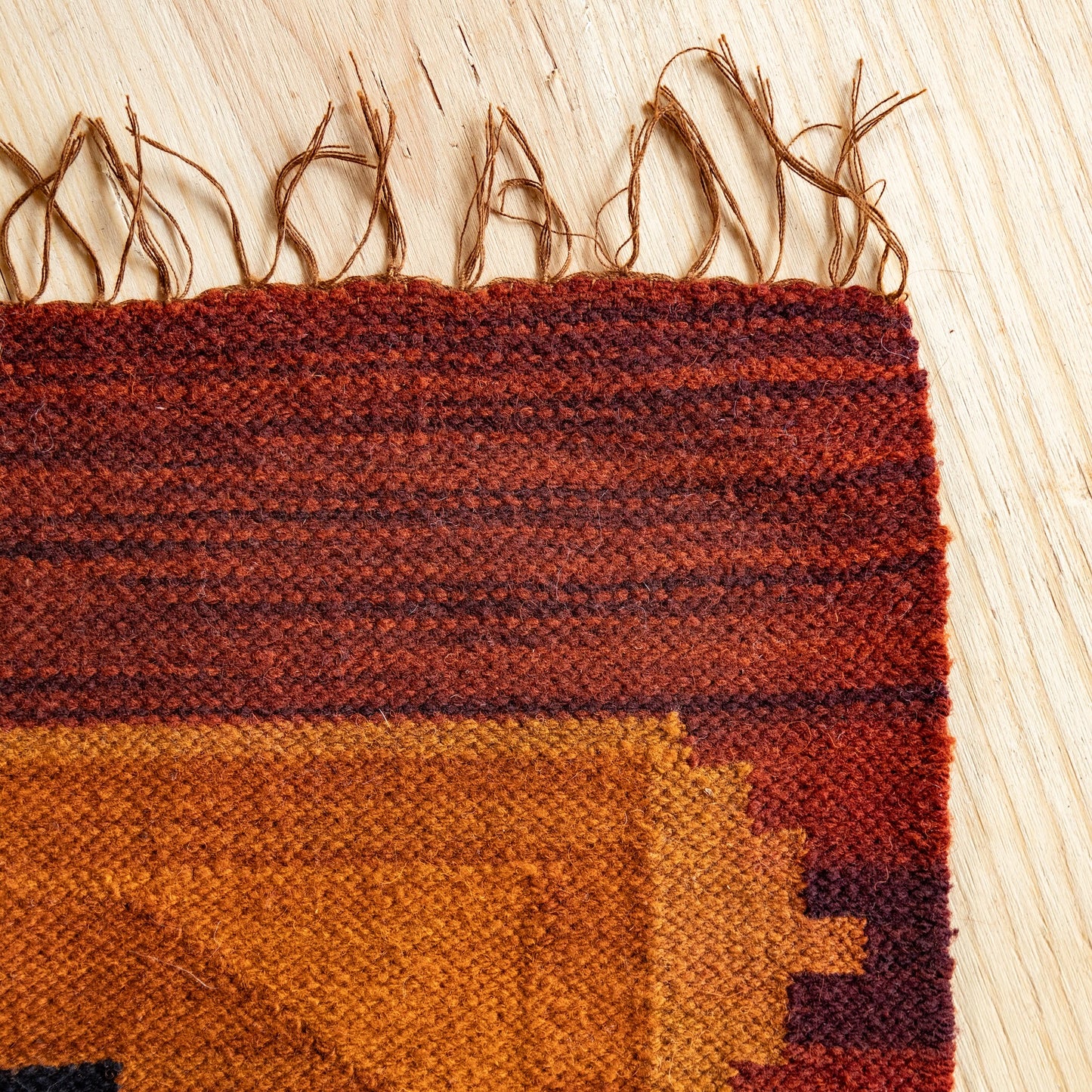 印加图案地毯 - 短 -