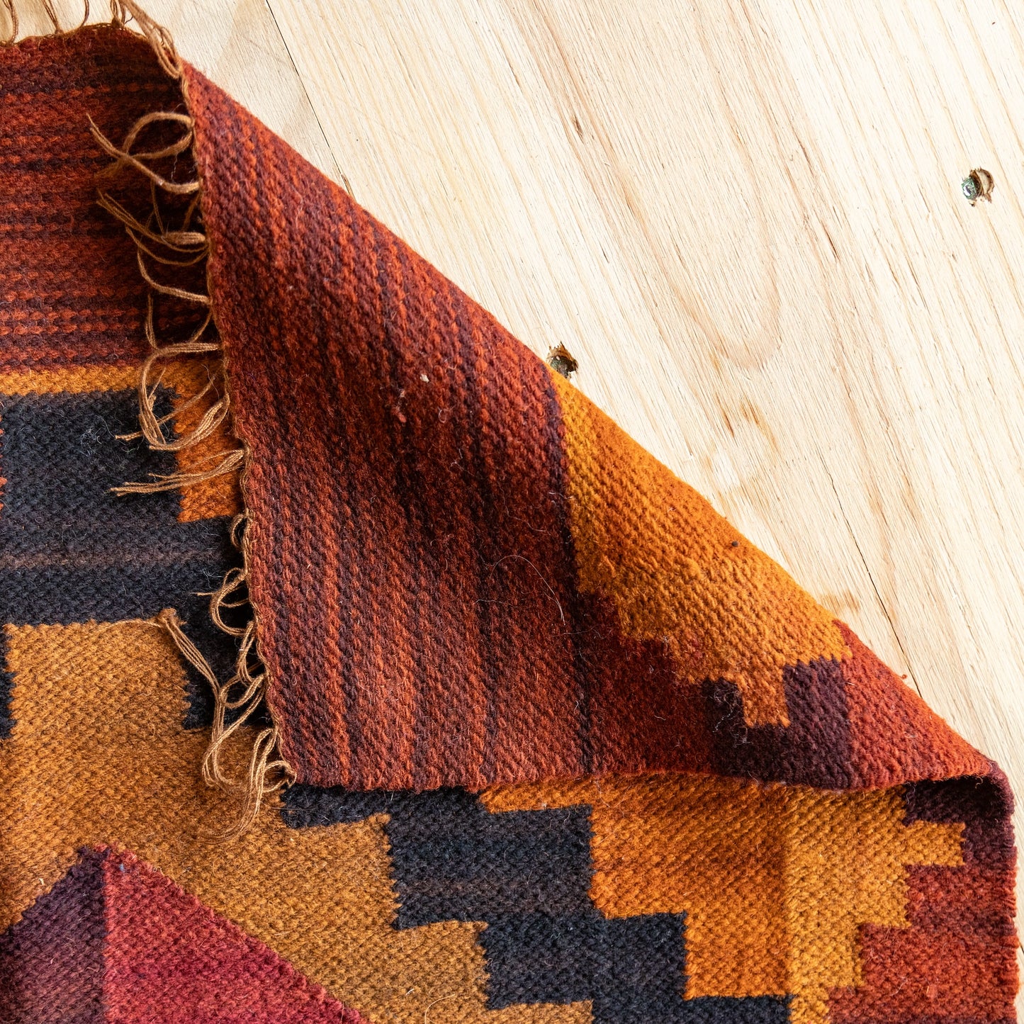 印加图案地毯 - 短 -