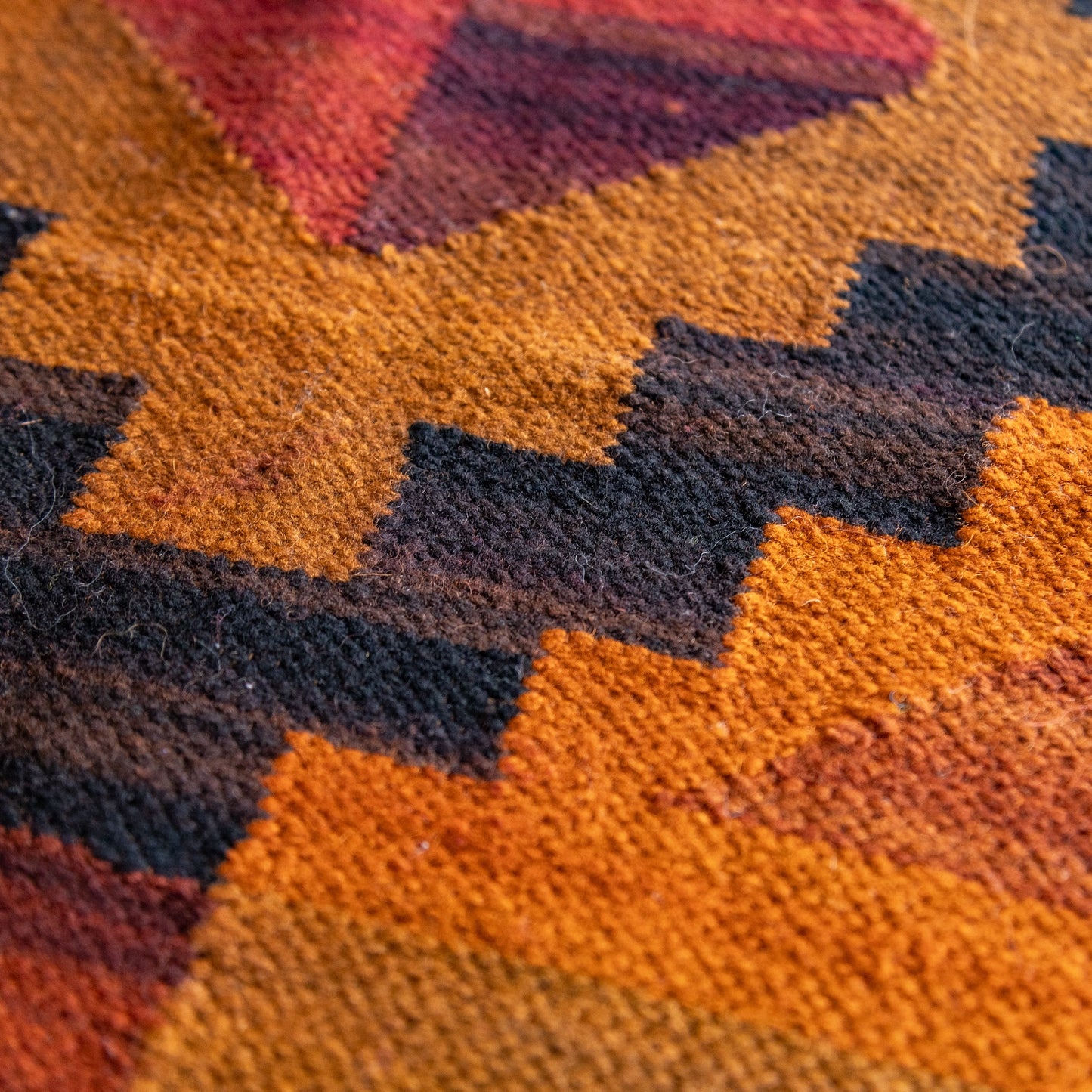 印加图案地毯 - 短 -