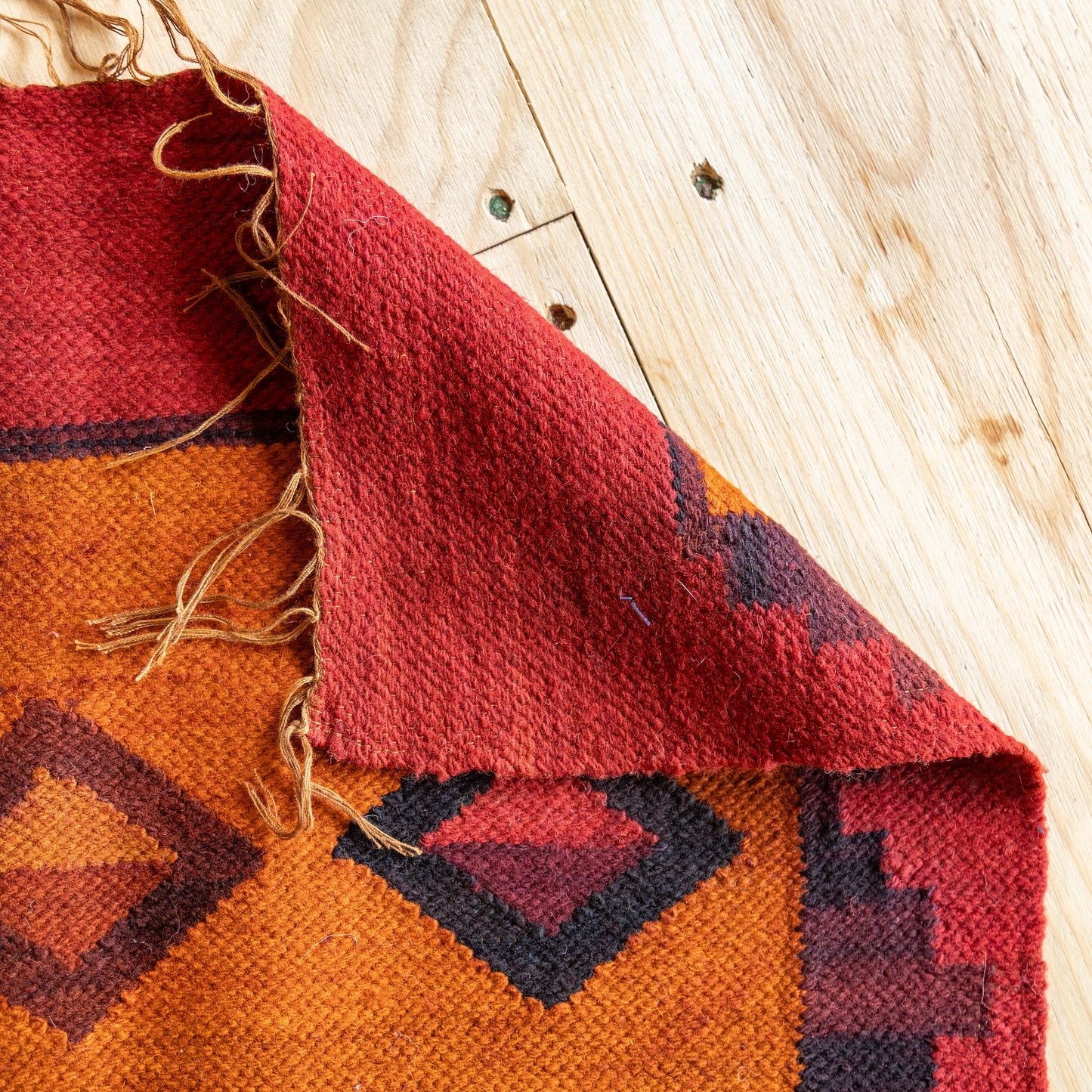 印加图案地毯 - 短 -