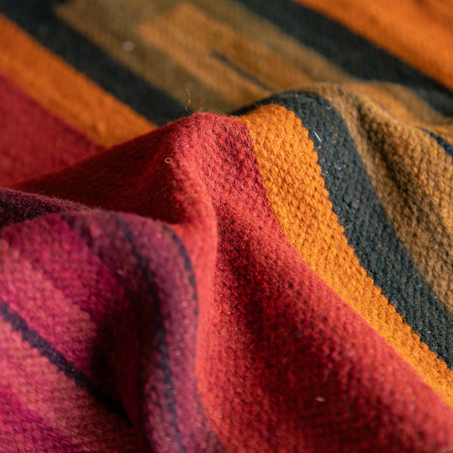 印加图案地毯 - 短 -