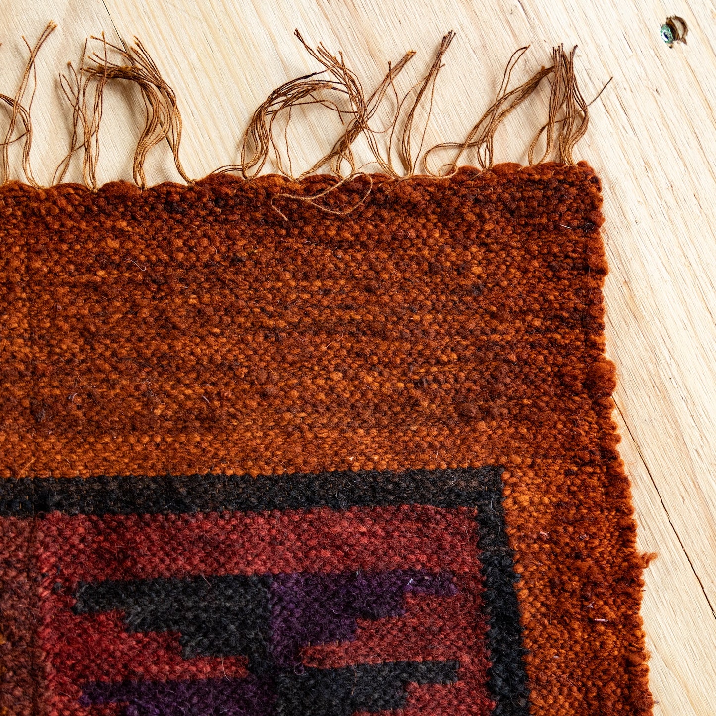 印加图案地毯 - 短 -