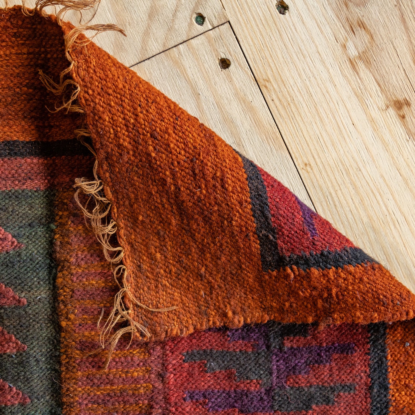 印加图案地毯 - 短 -