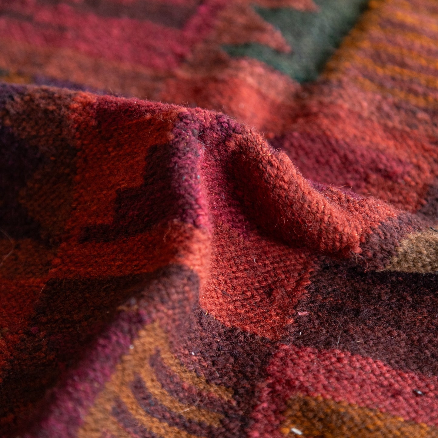 印加图案地毯 - 短 -