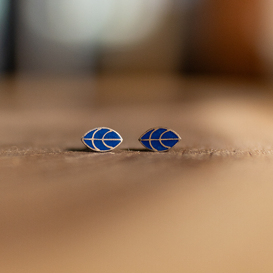 艾马拉设计耳环(古柯叶)