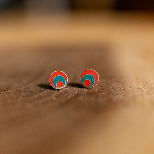 艾马拉设计耳环(螺旋)