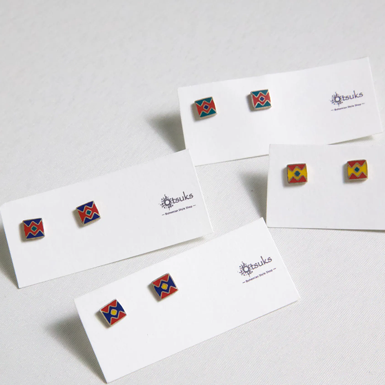 Aymara design earrings