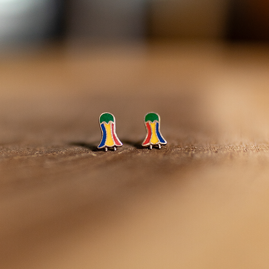 艾马拉设计耳环 (cantuta)