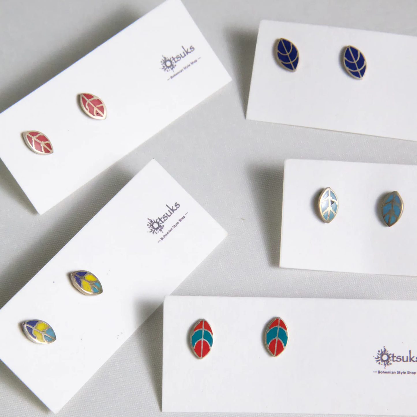 Aymara design earrings (coca leaf)