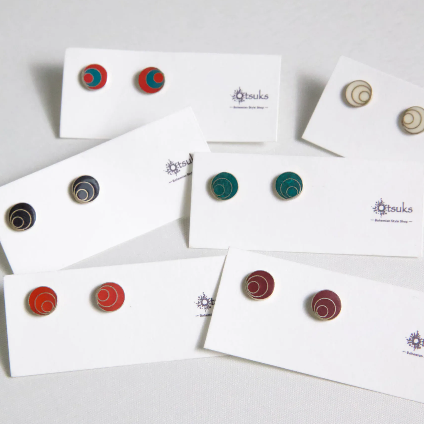 Aymara design earrings (spiral)