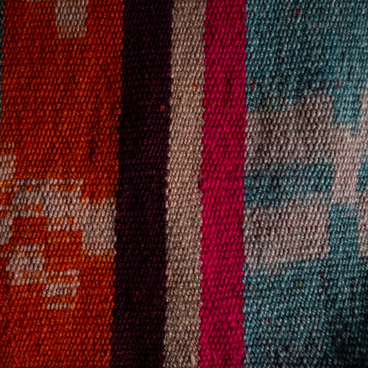 复古蝠鲼布|手工编织布