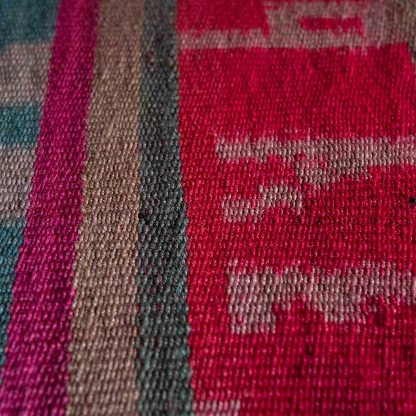 复古蝠鲼布|手工编织布