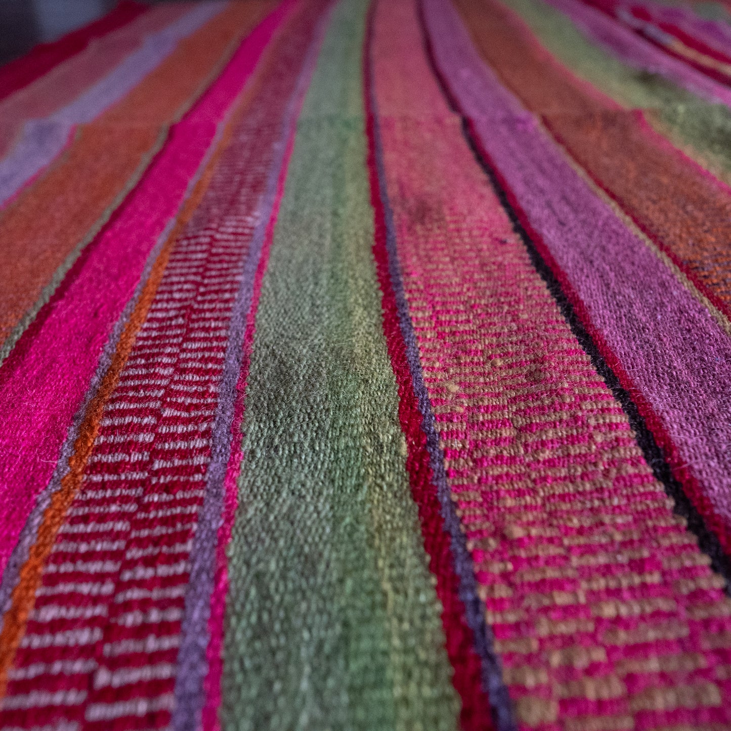 复古蝠鲼布|手工编织布