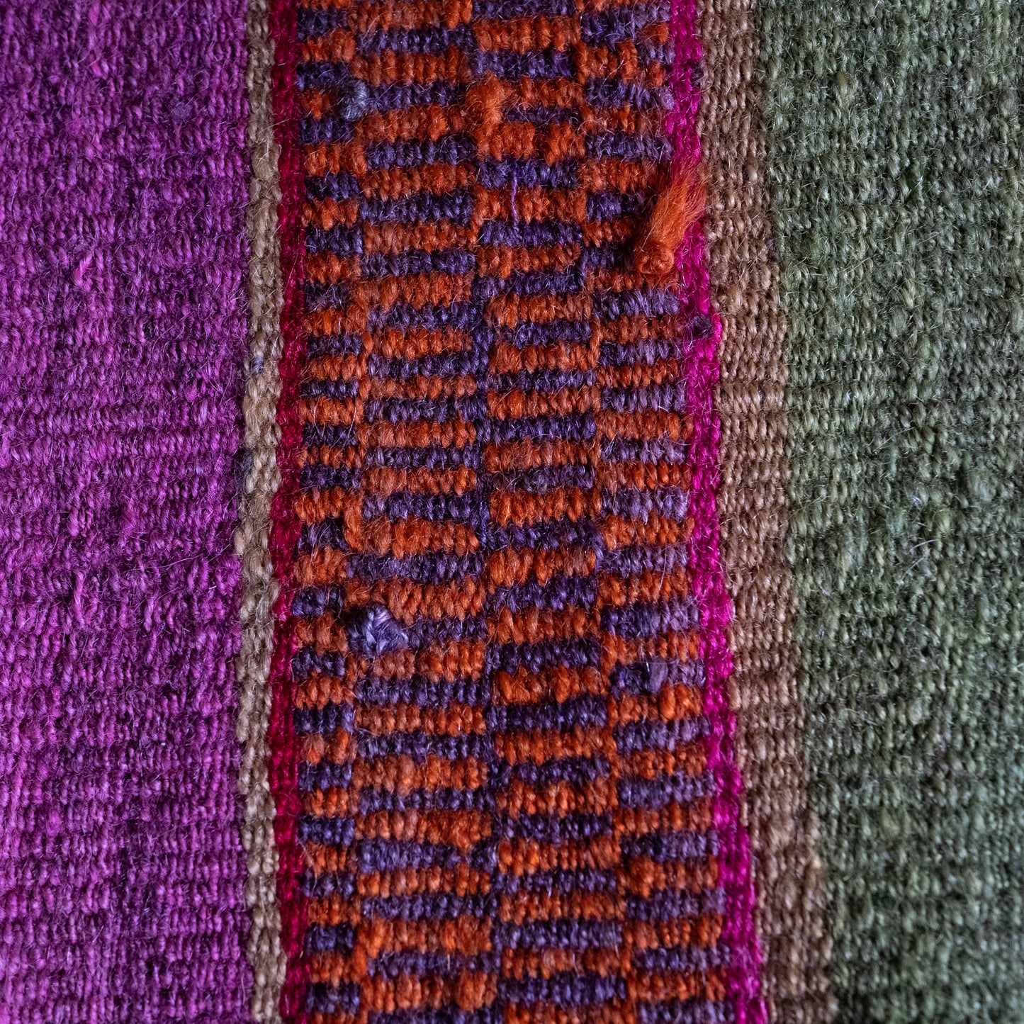 复古蝠鲼布|手工编织布