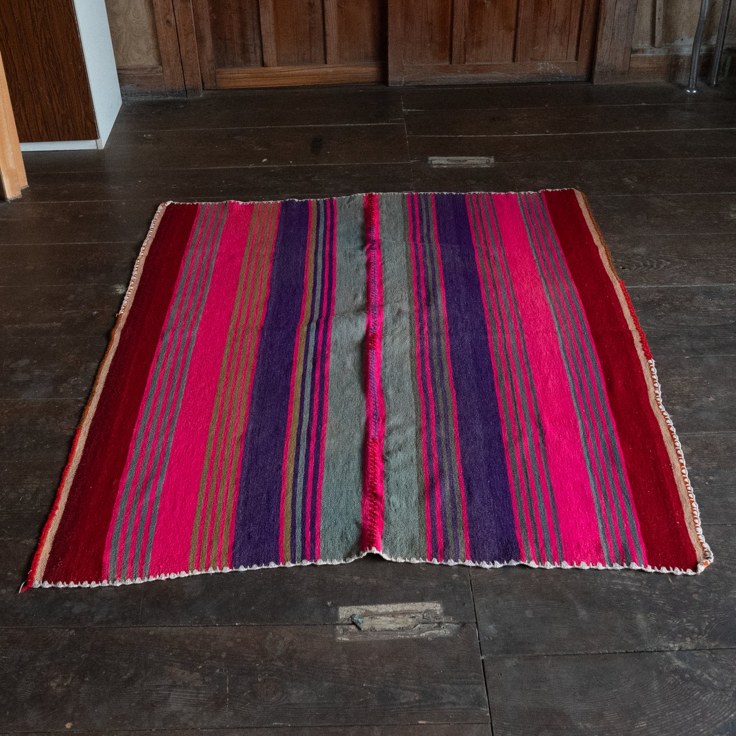 复古蝠鲼布|手工编织布