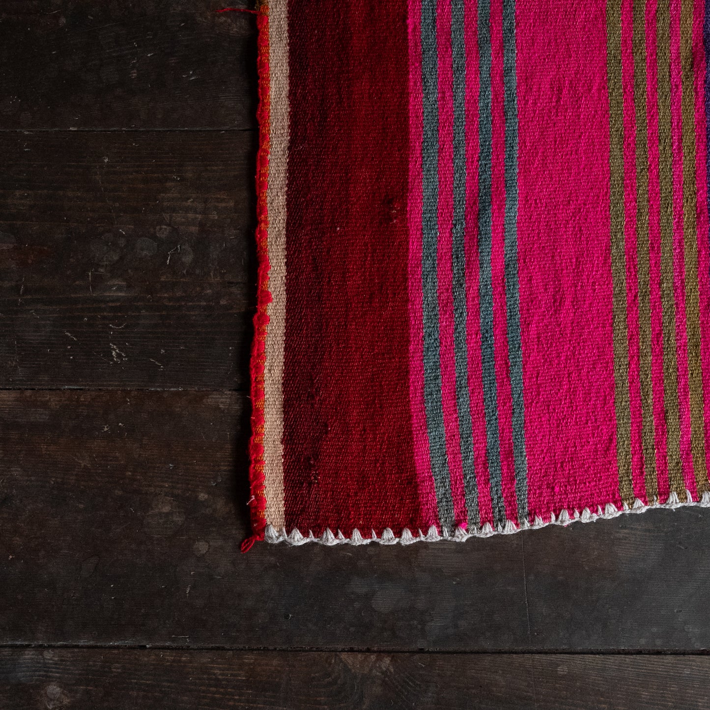 复古蝠鲼布|手工编织布