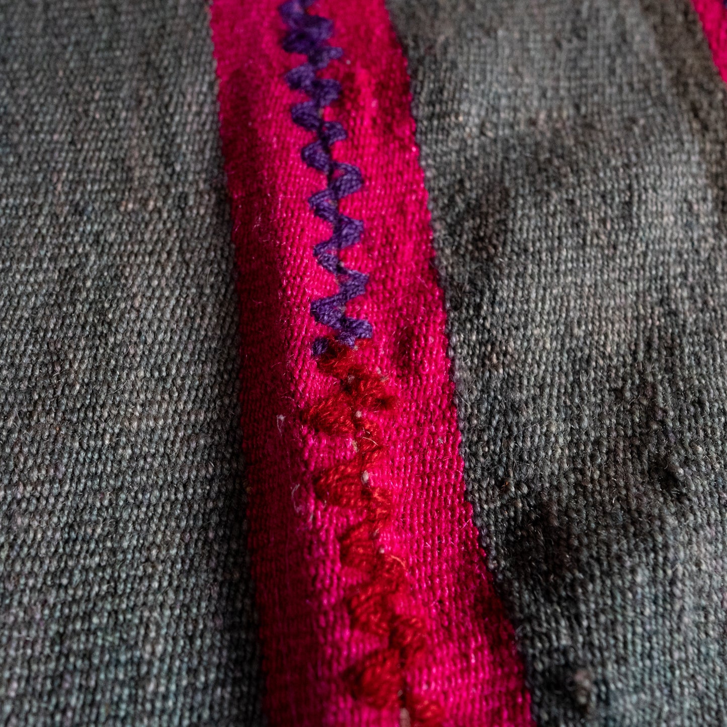 复古蝠鲼布|手工编织布