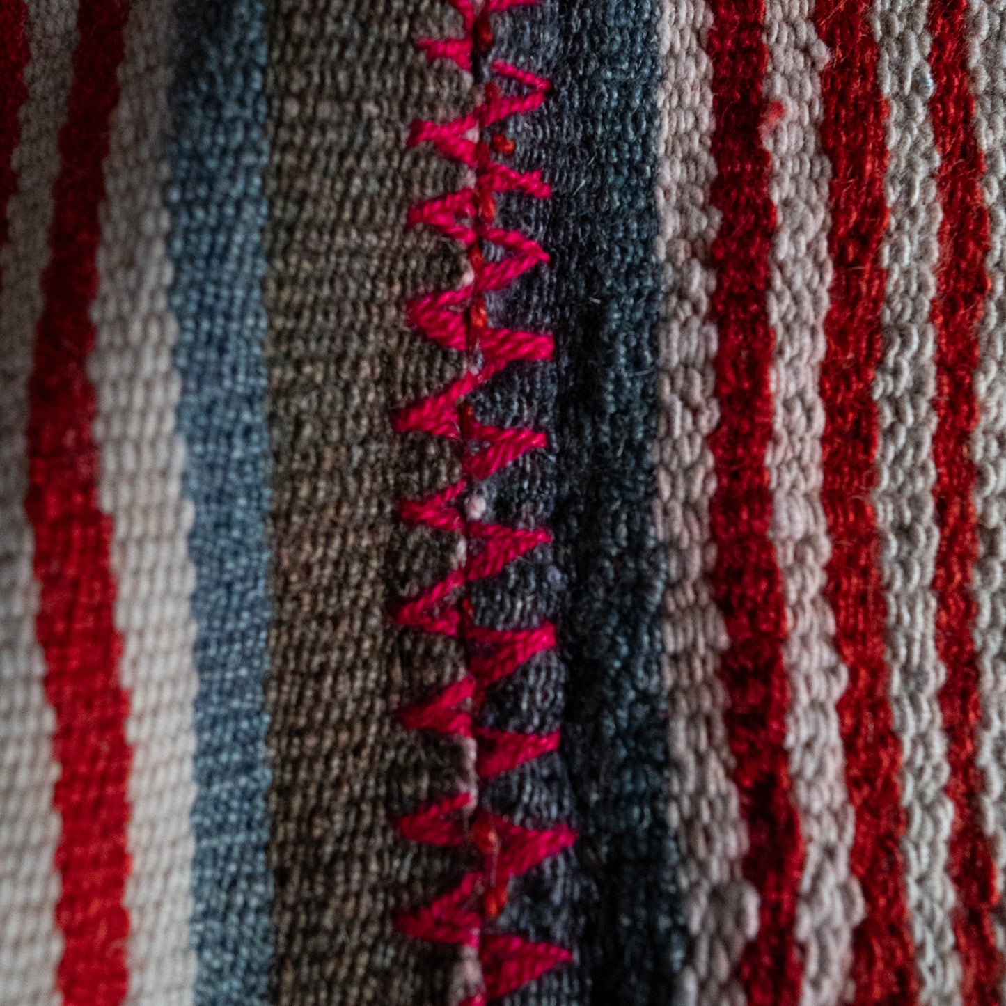 复古蝠鲼布|手工编织布