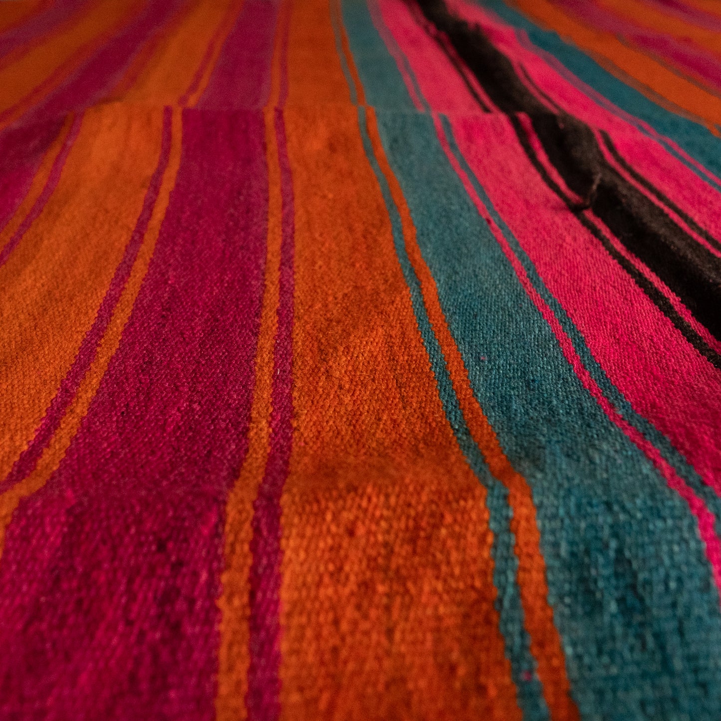 复古蝠鲼布|手工编织布