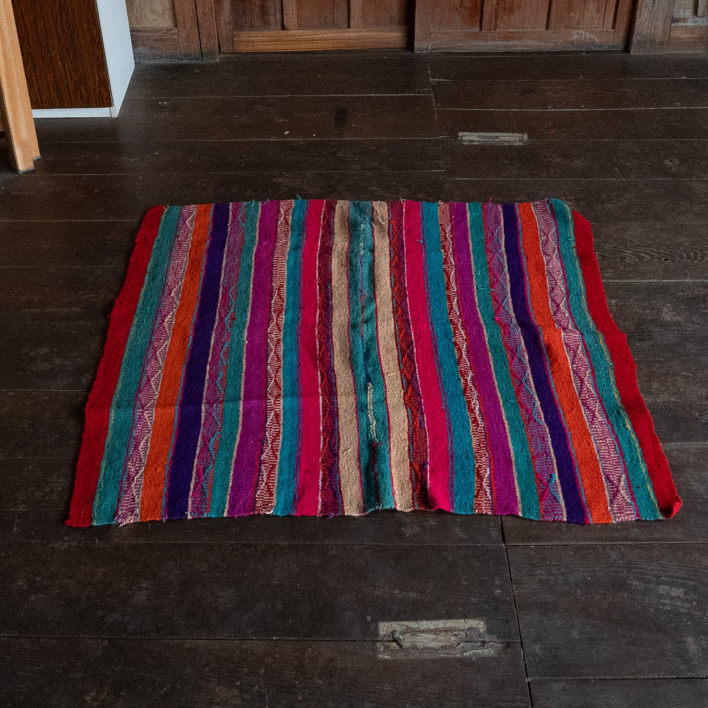 复古蝠鲼布|手工编织布