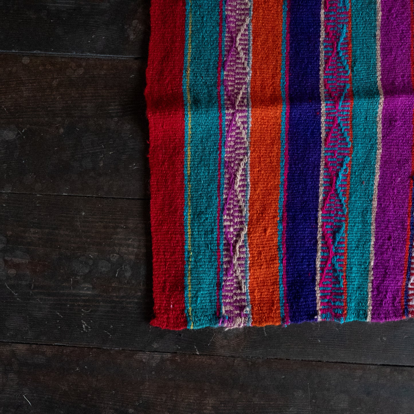 复古蝠鲼布|手工编织布