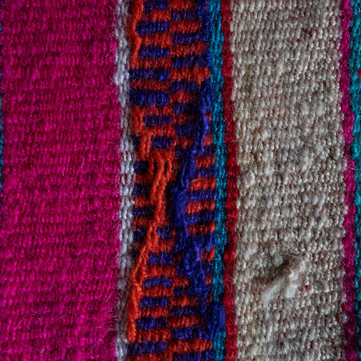 复古蝠鲼布|手工编织布