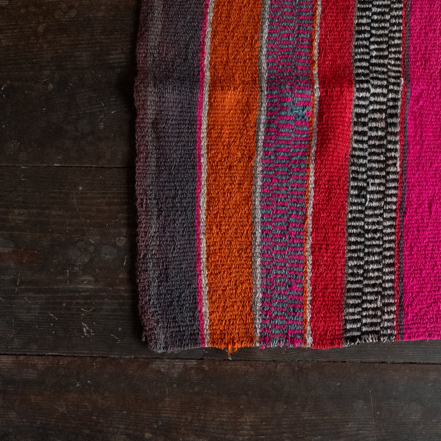 复古蝠鲼布|手工编织布