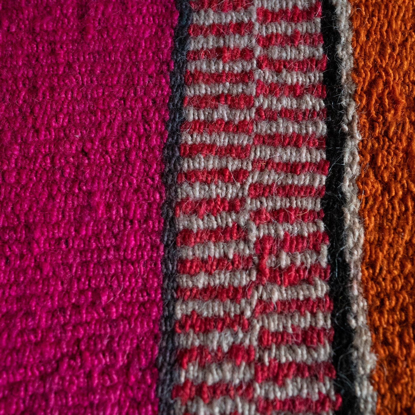 复古蝠鲼布|手工编织布