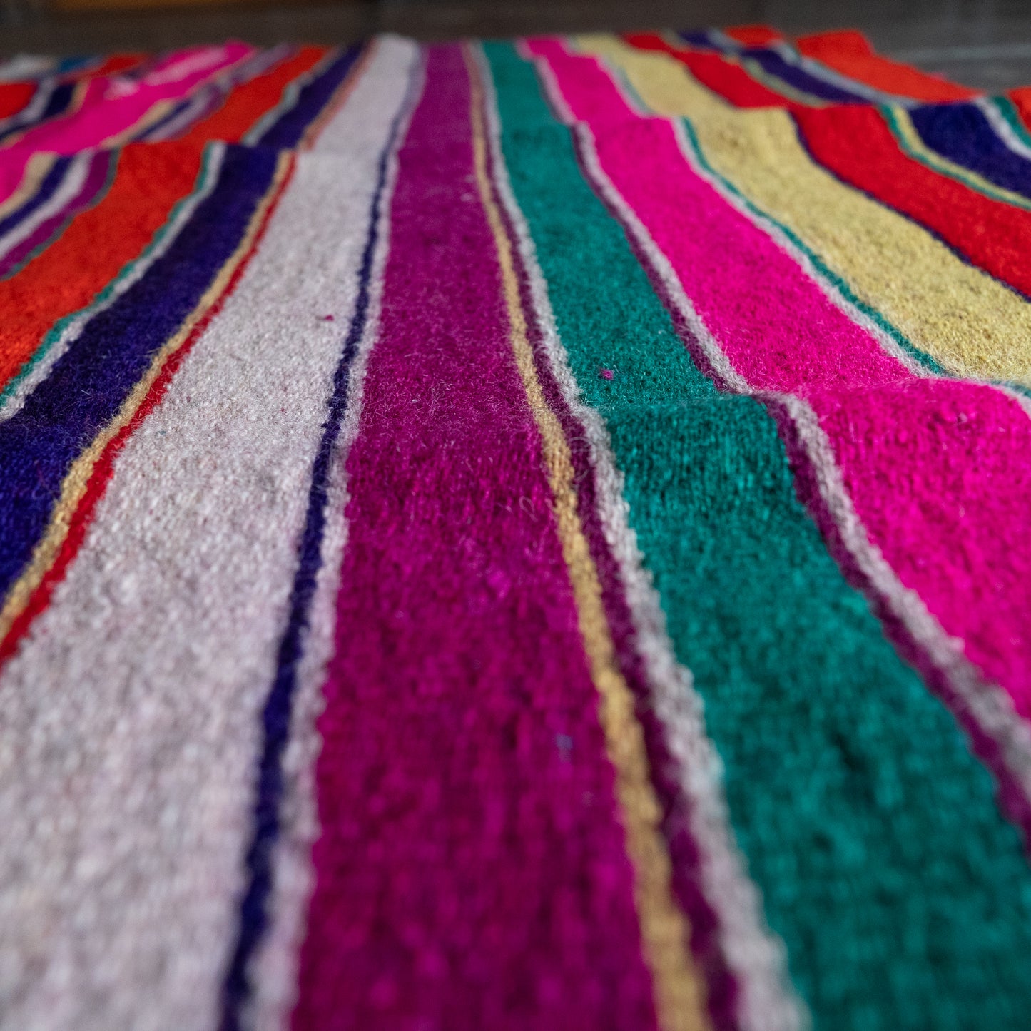 复古蝠鲼布|手工编织布