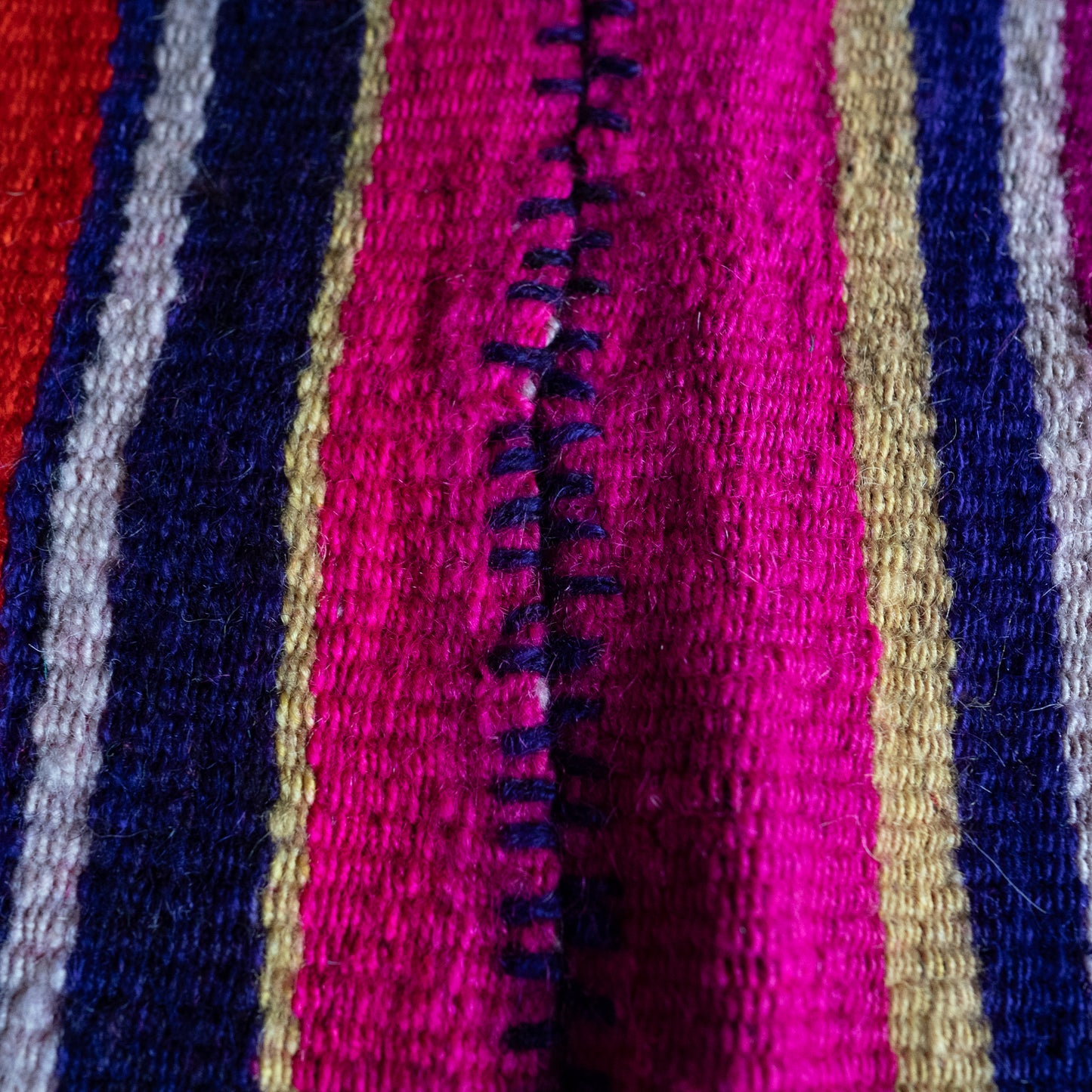 复古蝠鲼布|手工编织布