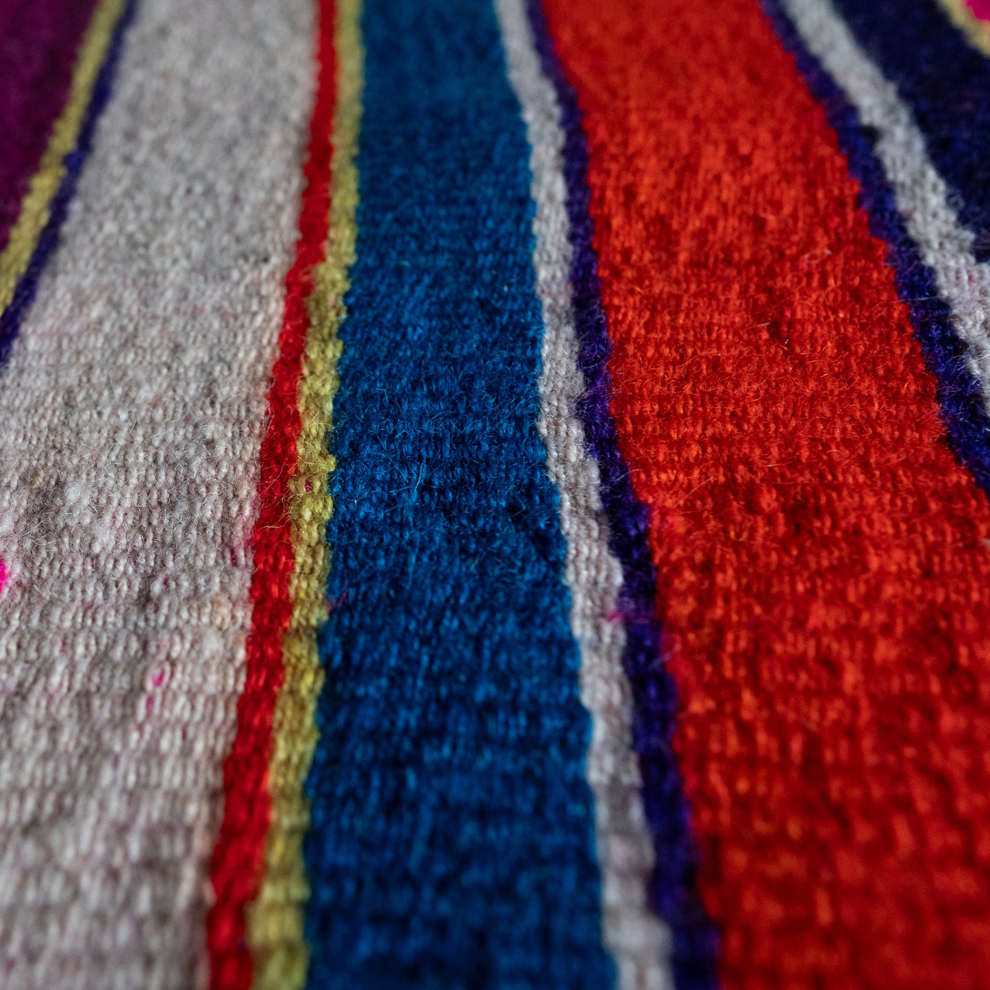 复古蝠鲼布|手工编织布