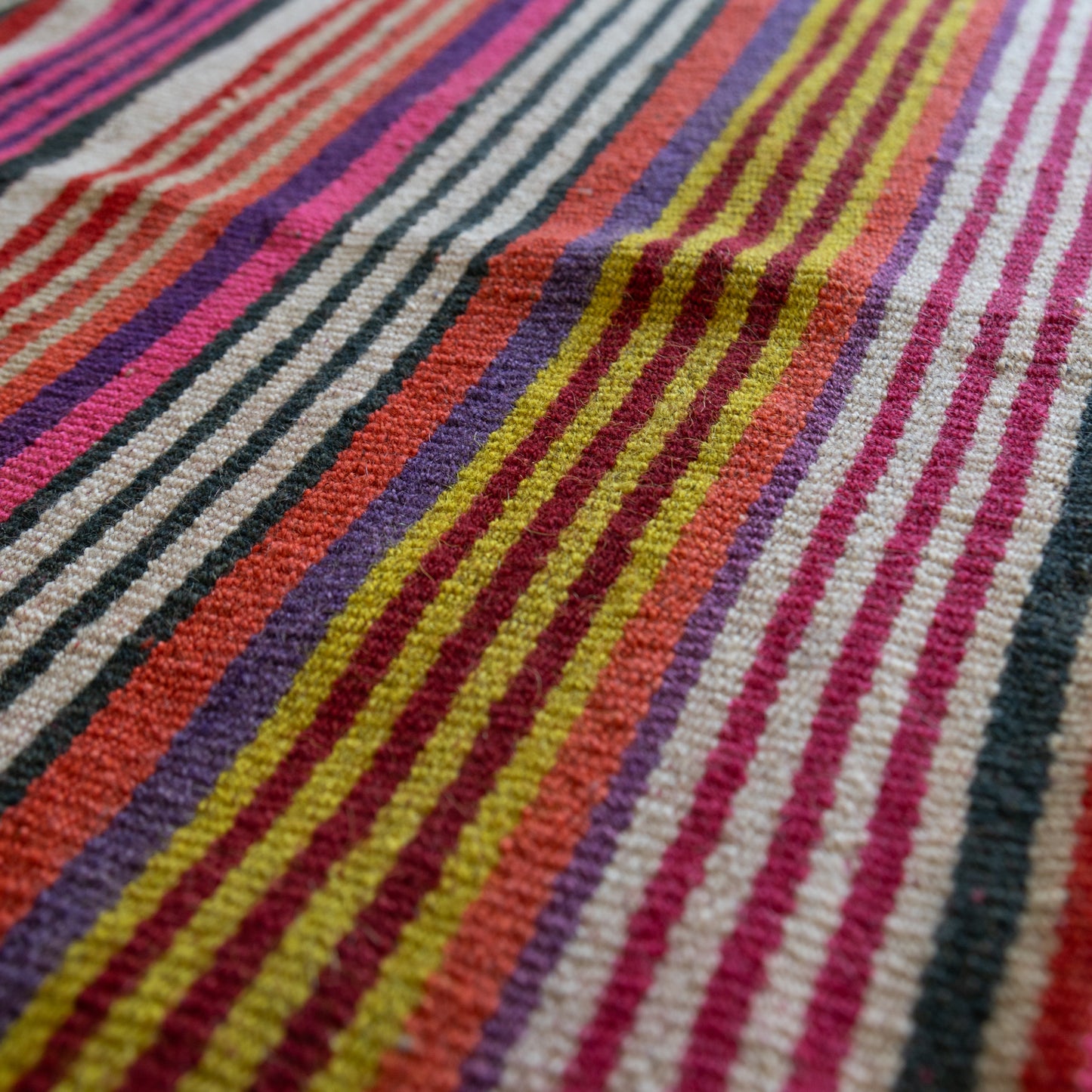 复古蝠鲼布|手工编织布