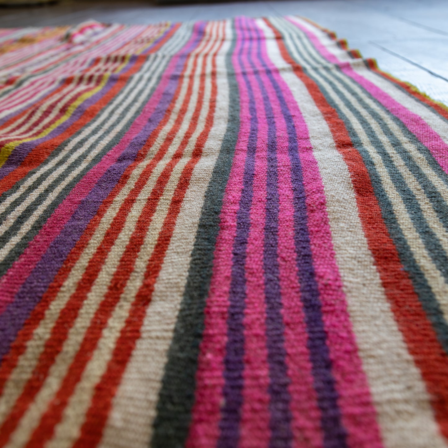 复古蝠鲼布|手工编织布