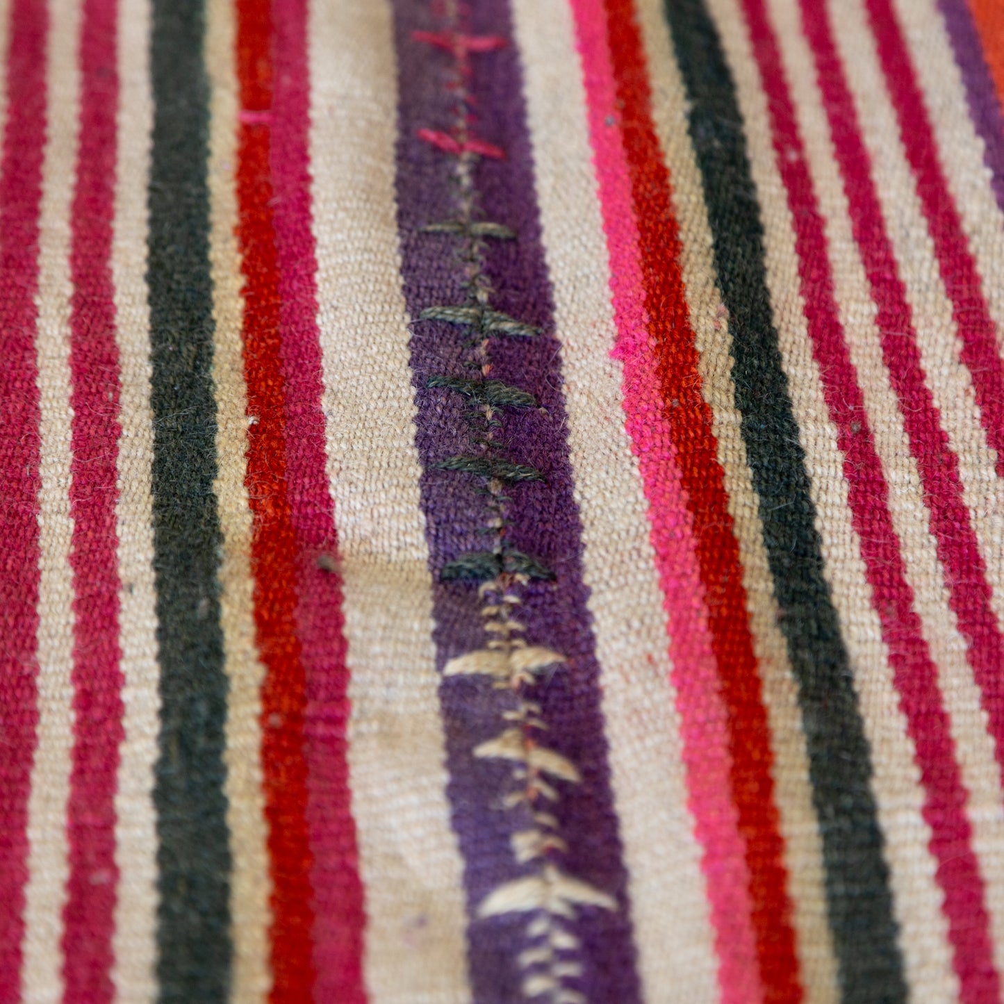 复古蝠鲼布|手工编织布