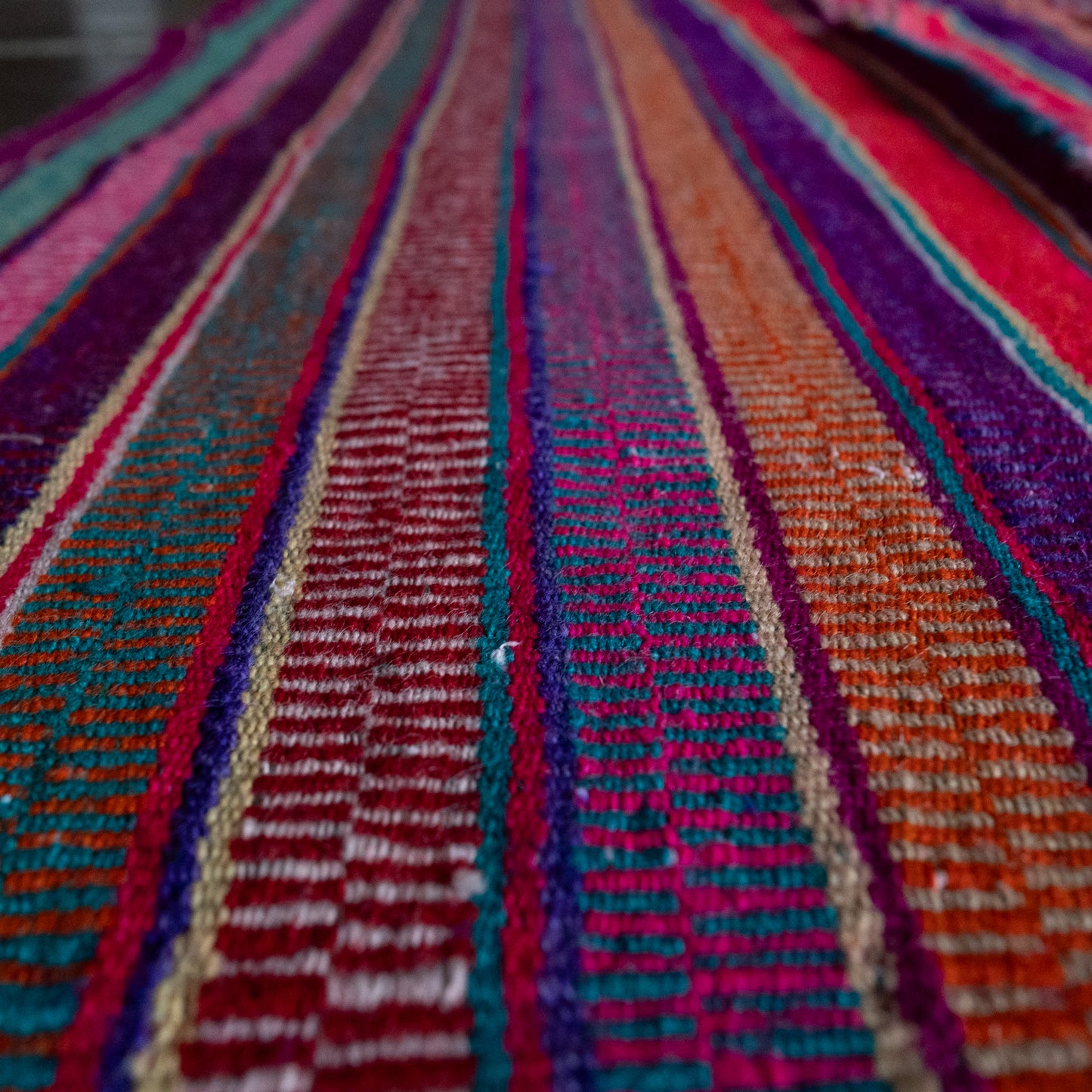 复古蝠鲼布|手工编织布