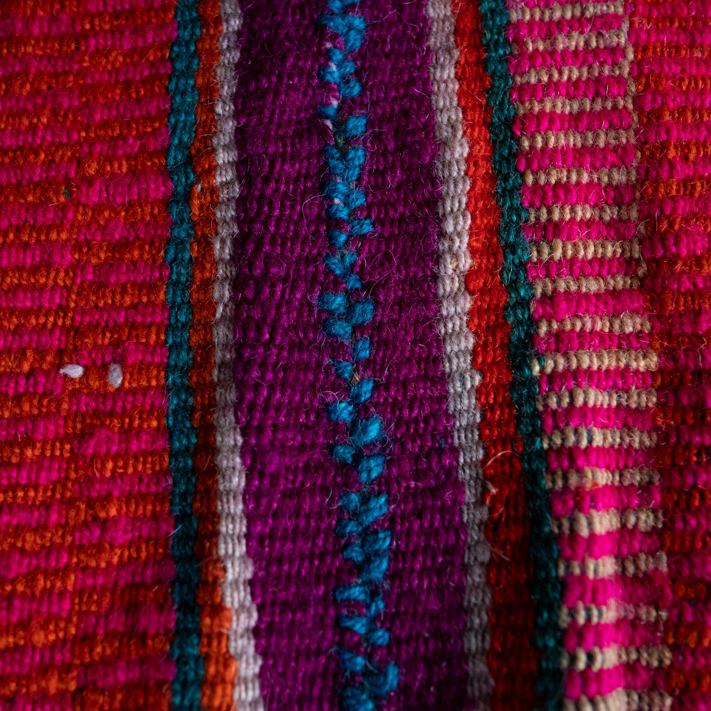 复古蝠鲼布|手工编织布