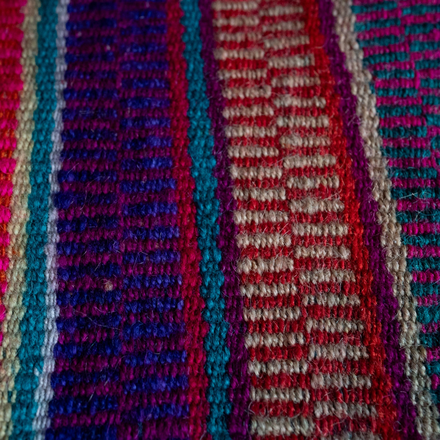 复古蝠鲼布|手工编织布