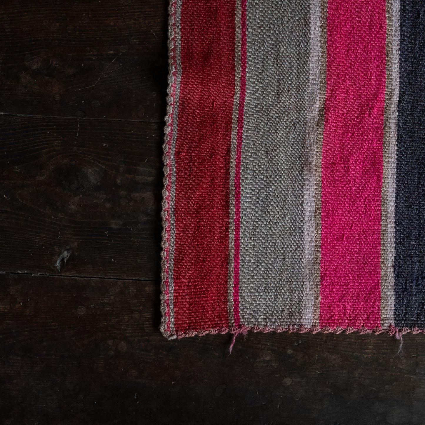 复古蝠鲼布|手工编织布