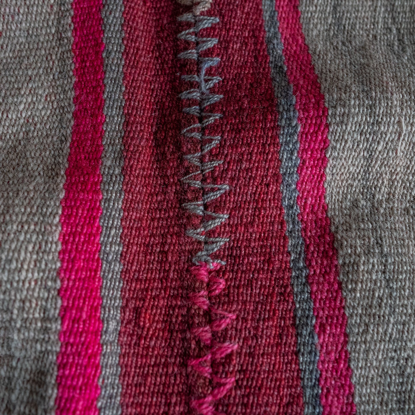 复古蝠鲼布|手工编织布