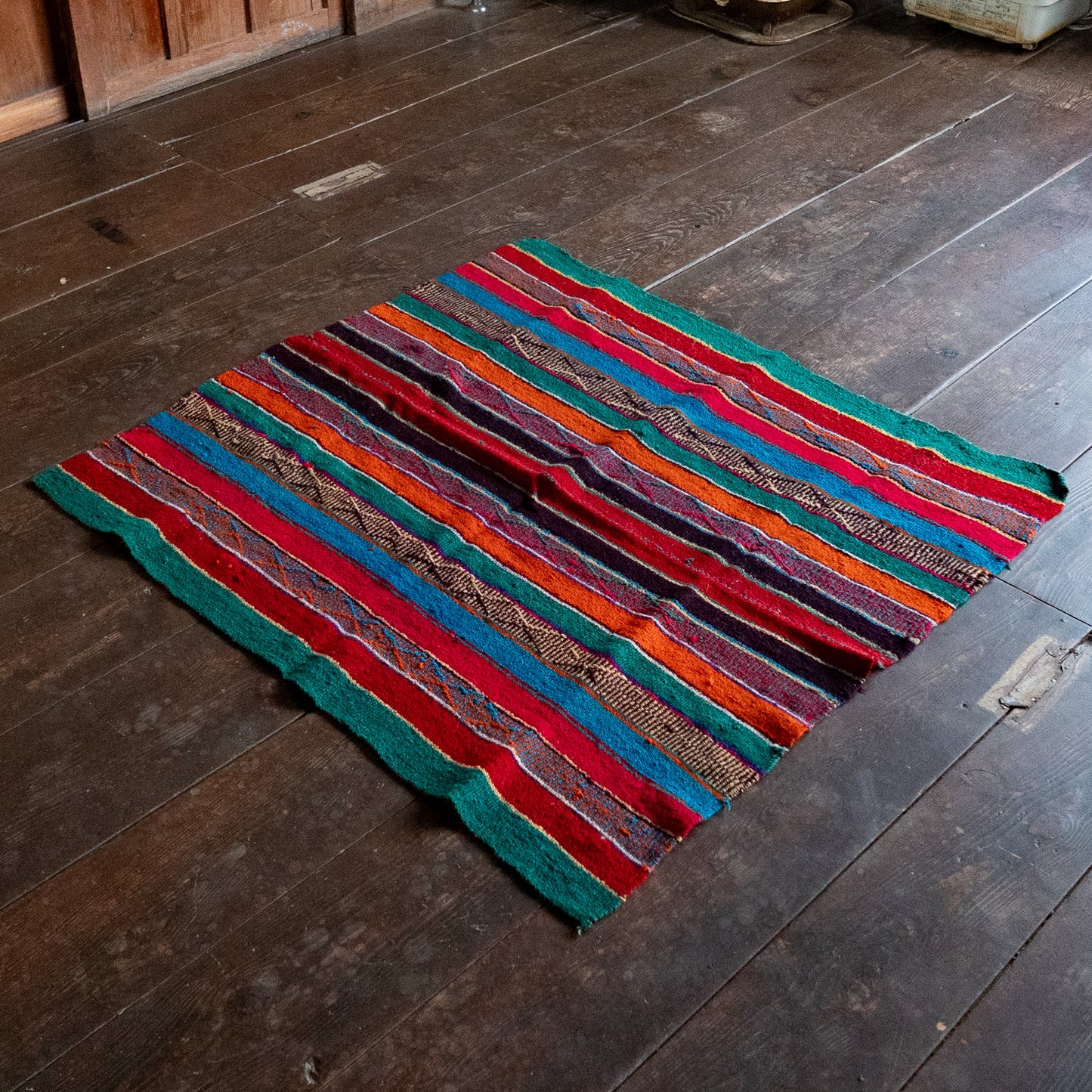 复古蝠鲼布|手工编织布